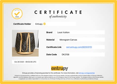 lv certificate